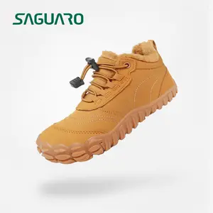 Saguaro Kid's Will II - Winter Barefoot Shoes/Grip the Ground-Cool and Carefre Fashion Boots Casual Outdoorfun