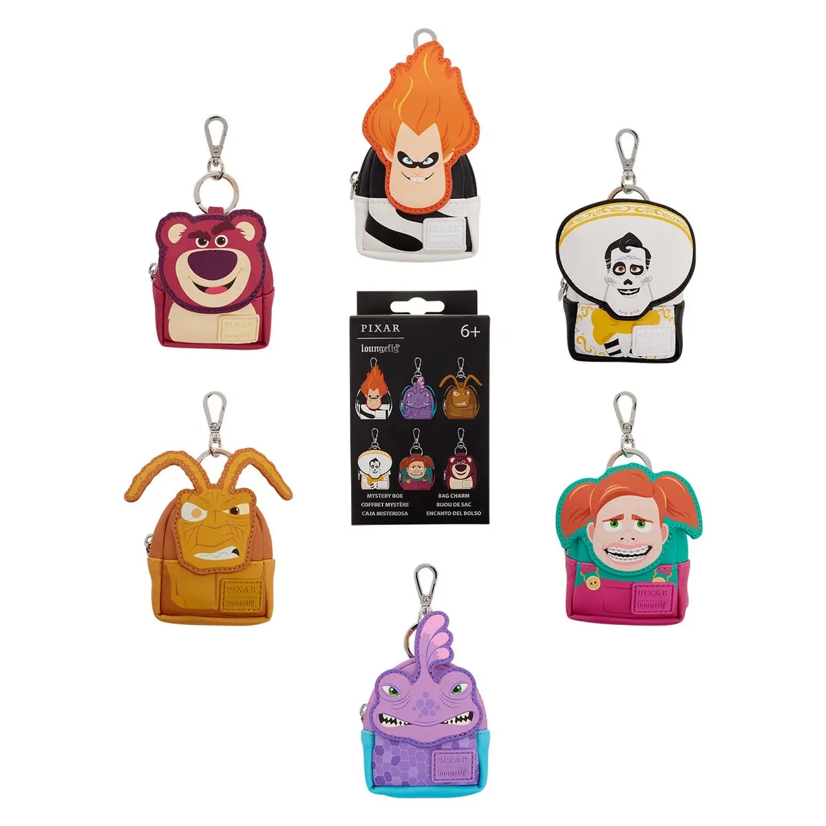 Pixar Rivals Blind Box Mini Backpack Keychain Charms