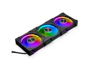 Phanteks D30-120 D30-120, Black, 3 Pack 120mm DRGB LED (573) Case Fans