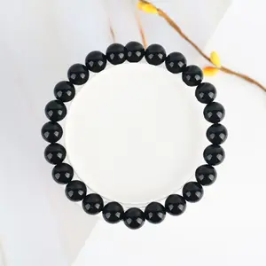 Obsidian Bracelet - 8mm Round