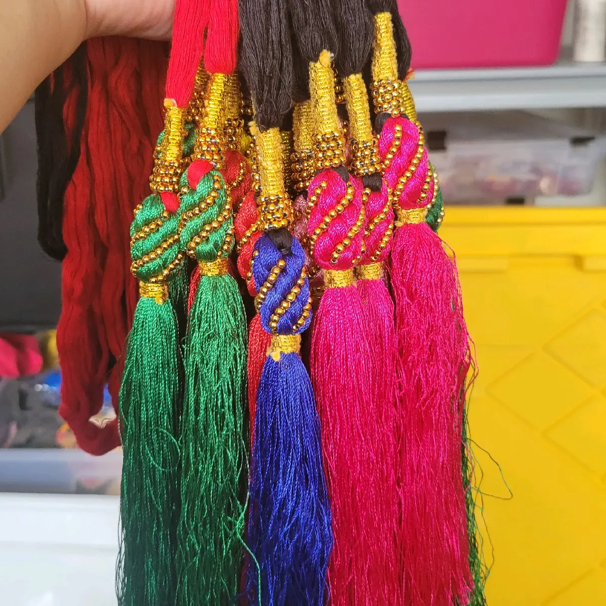 Traditional dhago paranda hair accessories