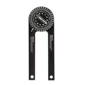 【Mother's Day Gift】7-Inch Aluminum Miter Saw Protractor, Rust-Proof Measuring Tool with Precision Laser-Engraved Scale, Inside & Outside Angle Finder for Woodworking, Professional Carpentry