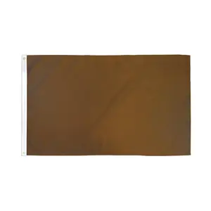 Solid Brown Polyester Flag, 2x3ft Double-Stitched Banner, Home & Festive Party Supplies Decoration