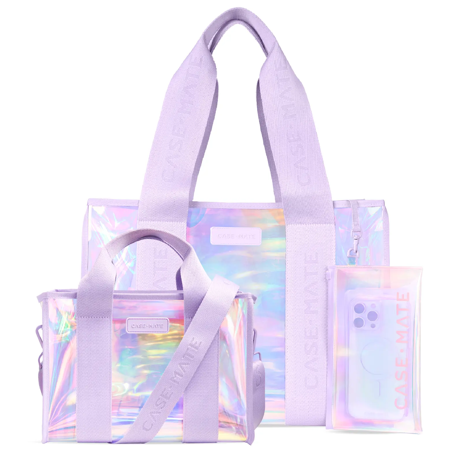 Beach Tote Bundle - Soap Bubble Beach Tote + Mini Beach Tote