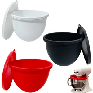 Silicone Liner Pad Set for 5 Quart Incline Head Mixer, Durable Easy Clean Mixing Bowl Cover, Ideal for Baking Cooking Kitchen Essentials