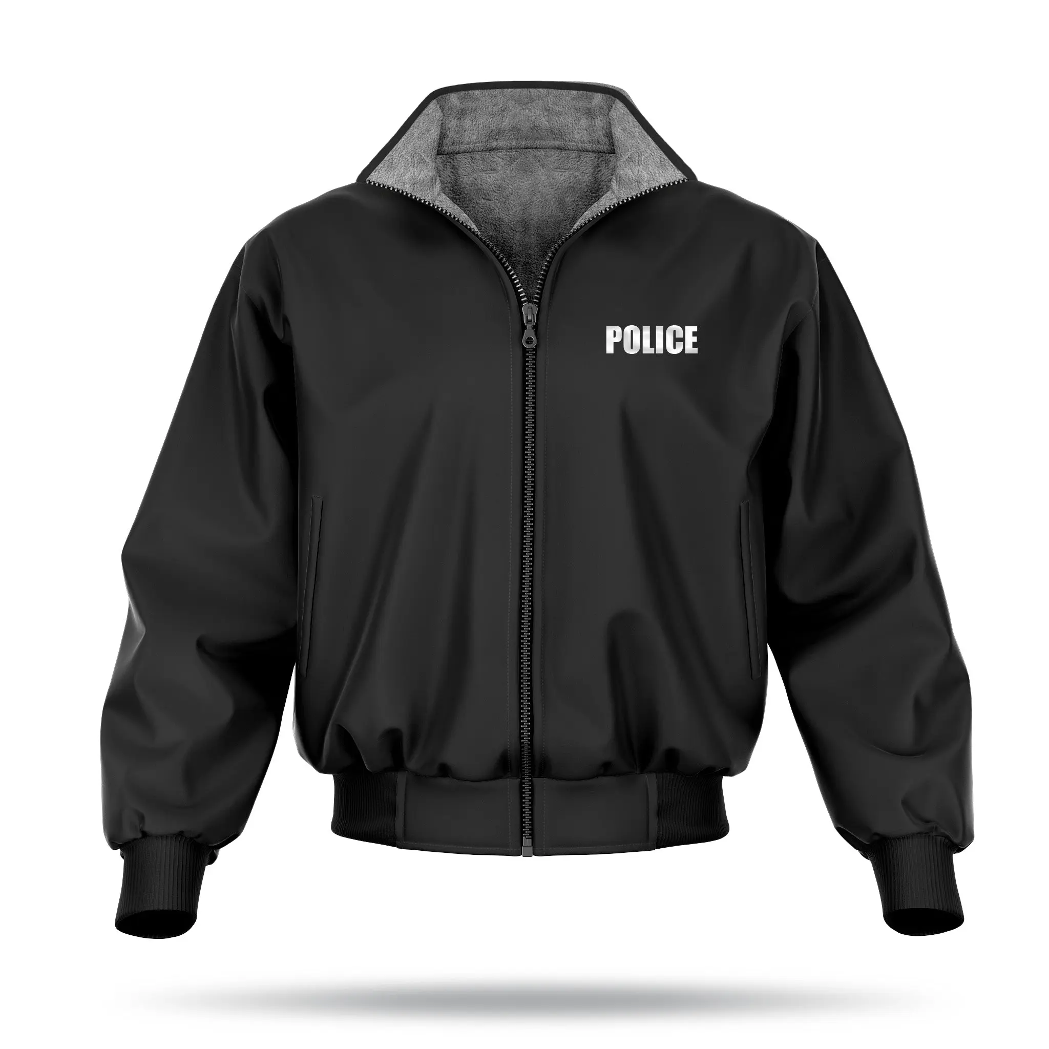 [POLICE] Reflective Guardian Jacket [BLK/REF]