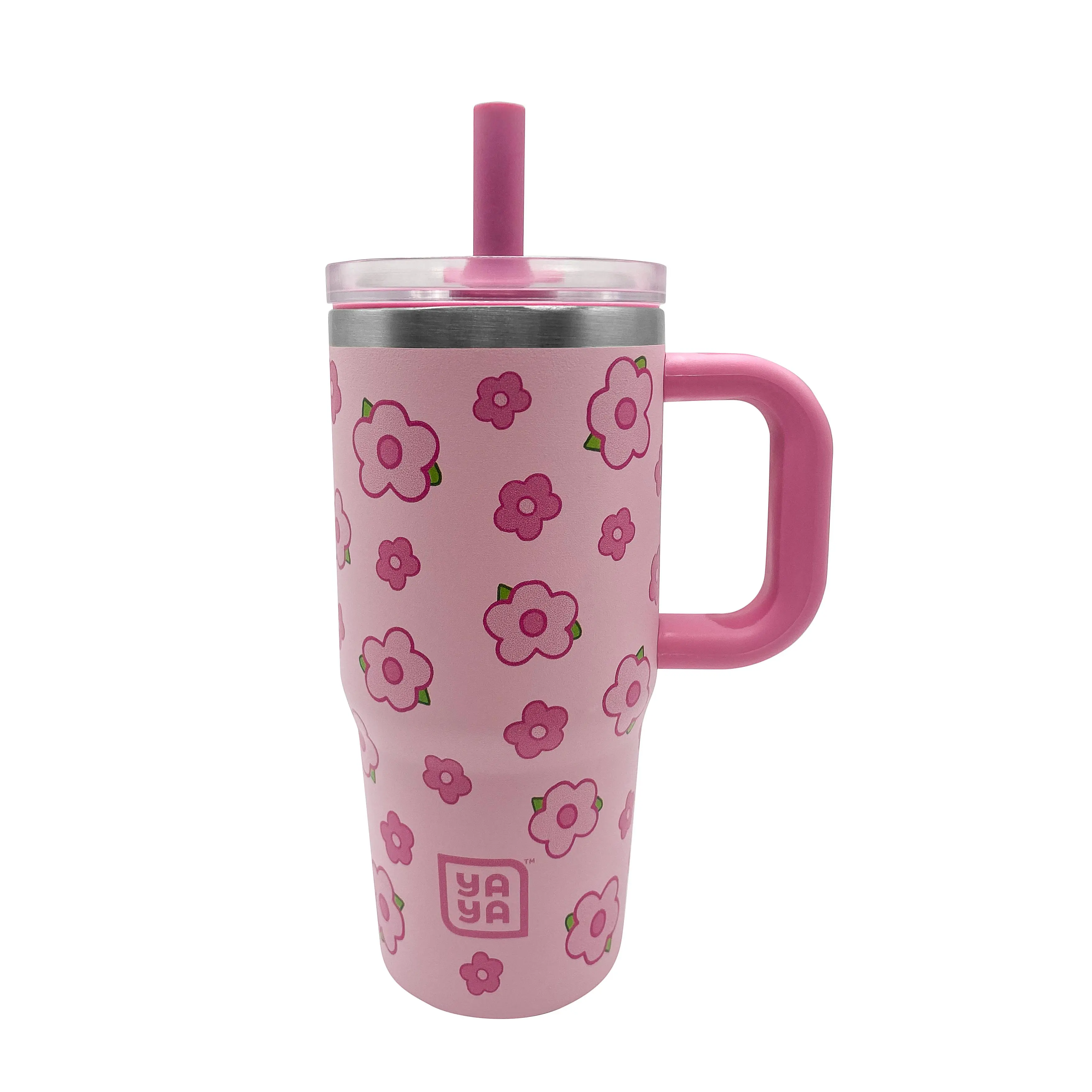 YAYA My First Travel Tumbler for Toddlers, Assorted Patterns, 12oz