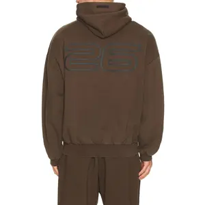 Fear of God ESSENTIALS 90'S Hoodie in Brown