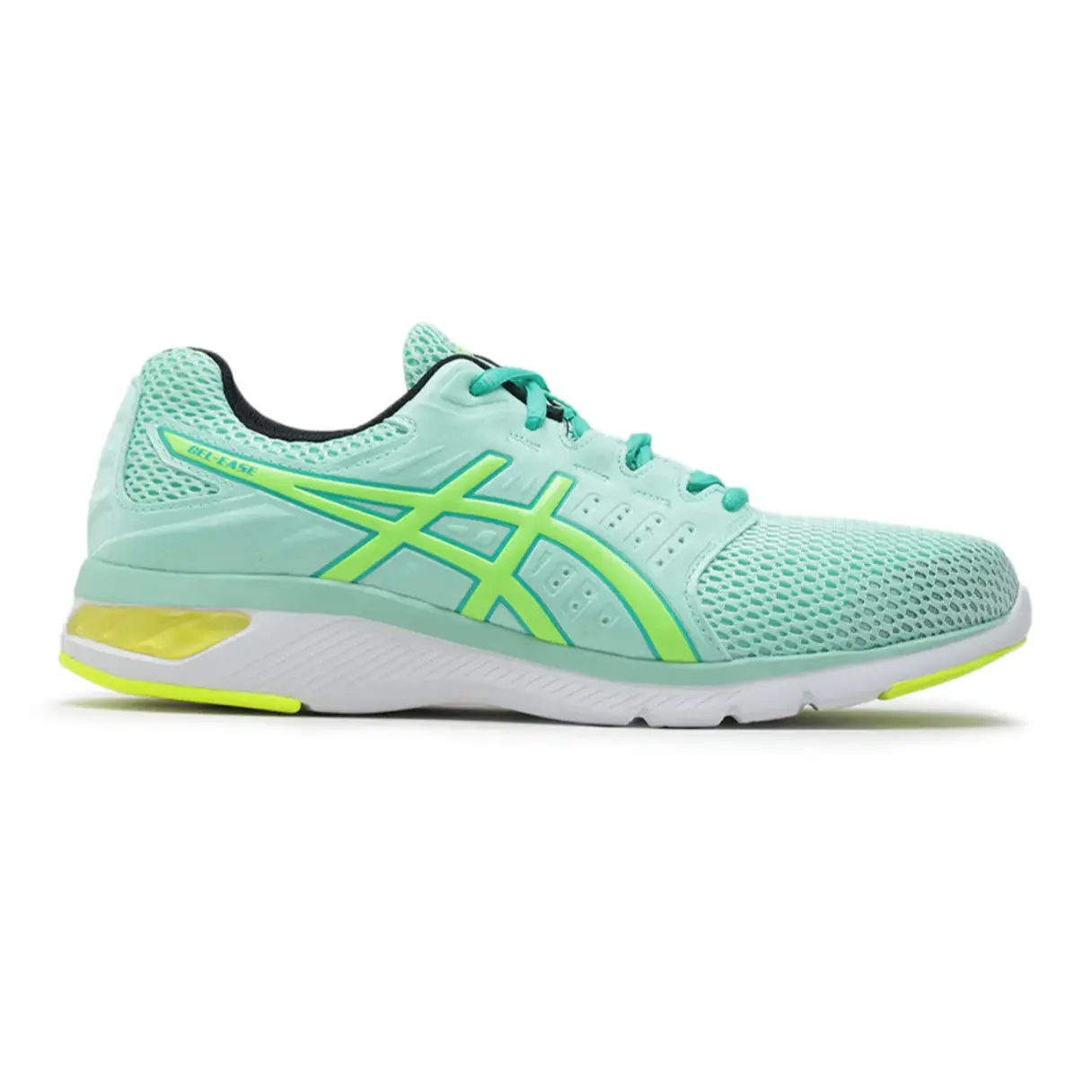 ASICS GEL-EASE Performance Running Sneakers "Fresh Ice/Safety Yellow"