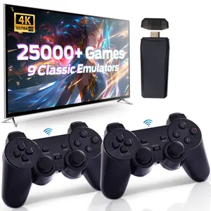 X2 Wireless Retro Game Controller, HDMI Plug-And-Play Console, Dual 2.4g Controllers, Classic Games for All Ages, Game Joystick