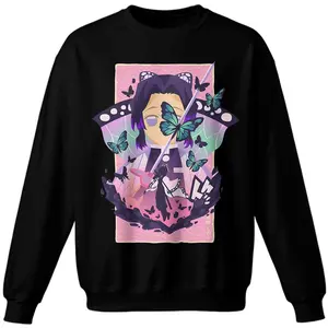 Shinobu Butterfly Classic T-Shirt, Fall T-Shirt, Cute Anime Tee,Cute Chibi Shirt, Anime Fans Tee, Anime Character Tee Gift For Her Him 251011