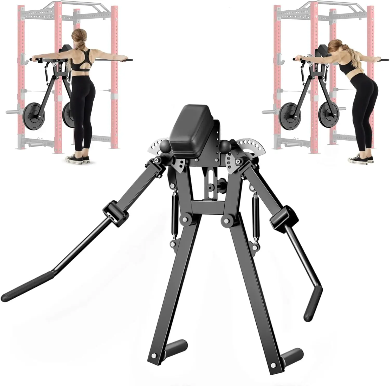 MIKOLO Power Rack Lateral Raise & Chest Fly Attachment - 13-Level Adjustable Arm for Upper Body Strength Training, Fits 1" Hole Squat Racks, Home Gym Equipment Multifunctional Workout StationMIKOLO