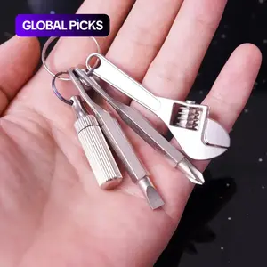 4-in-1 Pocket Mini Tool - - EDC Portable Mini Tools: Copper Pocket, Letter Opener, Mini Screwdriver, and Keychain Wrench - Outdoor Camping & Bicycle/Motorcycle Repair Kit for Home Maintenance Portable Hand Tools #GLOBAL PICKS