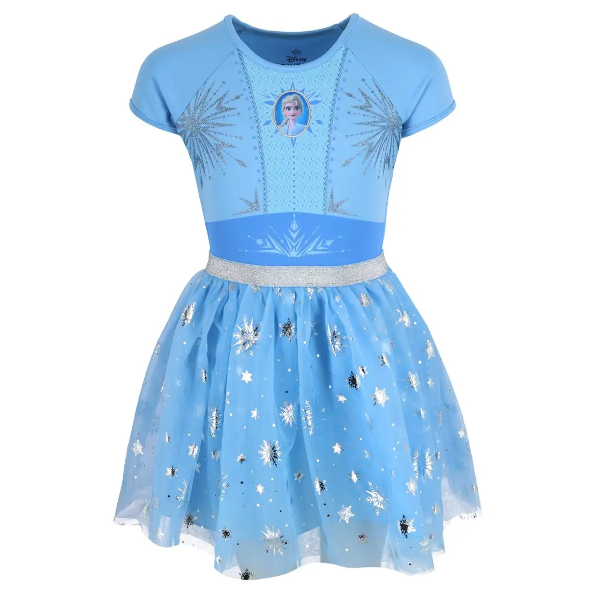 Jerry Leigh Toddler Girl's Disney Frozen Elsa Princess Cosplay Tutu Dress, Long Leg Pajama Sets, Costume Outfit, Pretend Play Costume