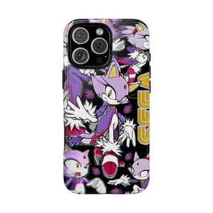 Blaze The Cat Phone Case, The hedgehog Magsafe Tough Phone Case, Anime Phone Case