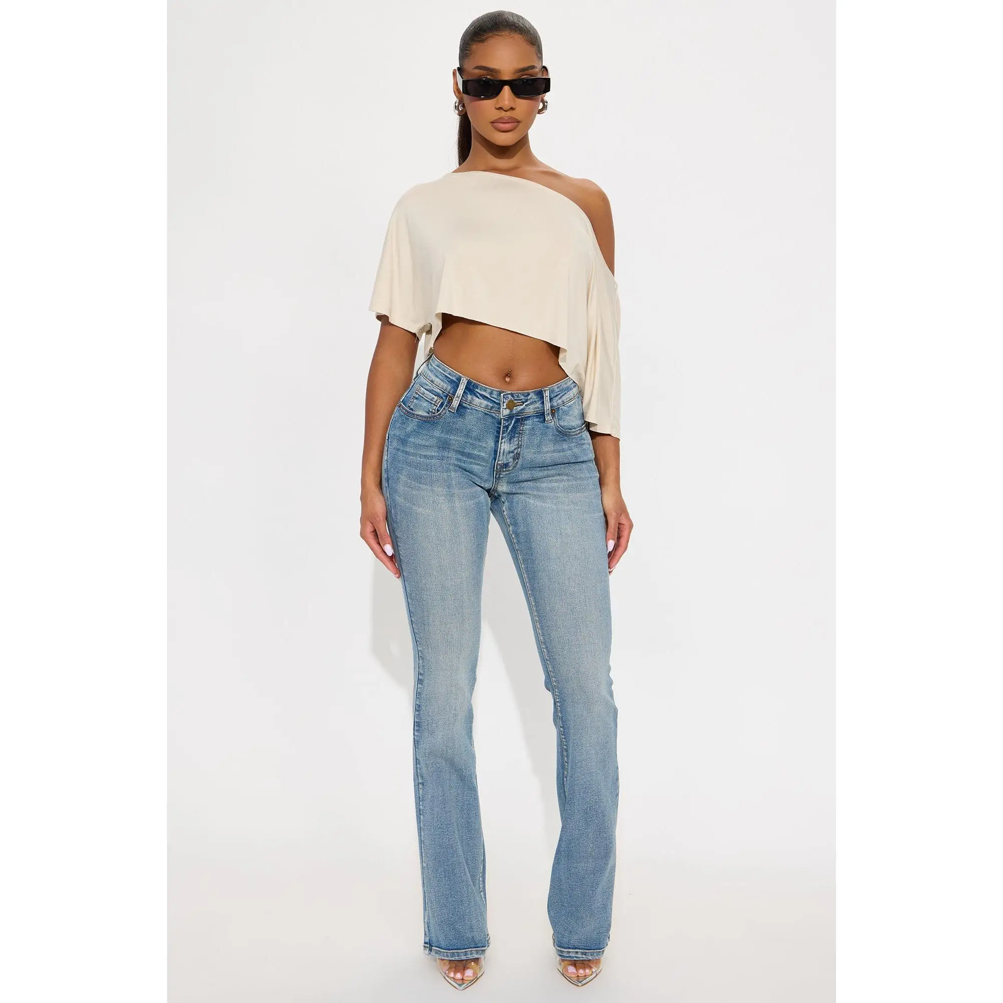 Gemma Low Rise Sculpting Stretch Bootcut Jeans - Vintage Wash