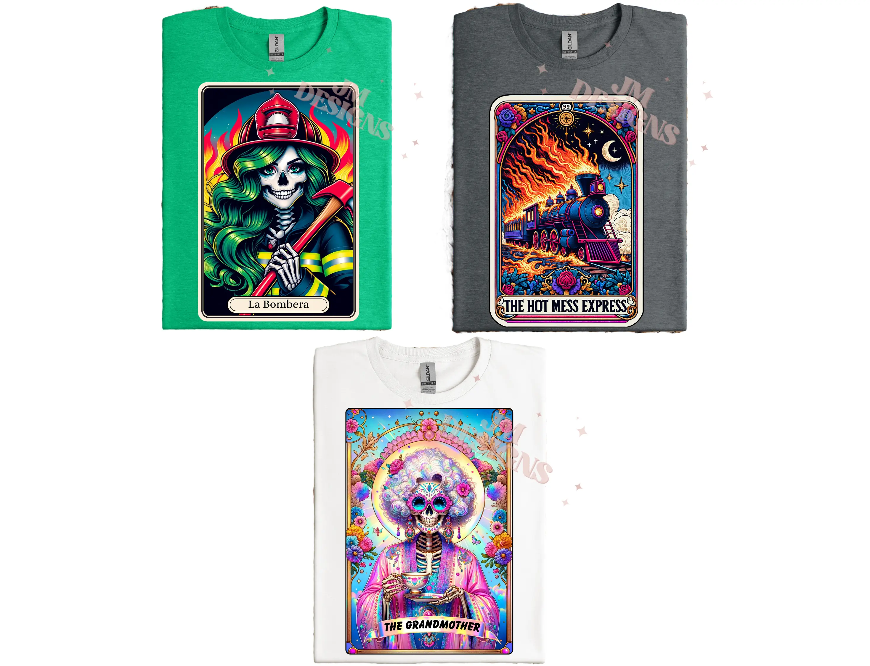 Round 3 Tarot Cards Solid Color SHIRT