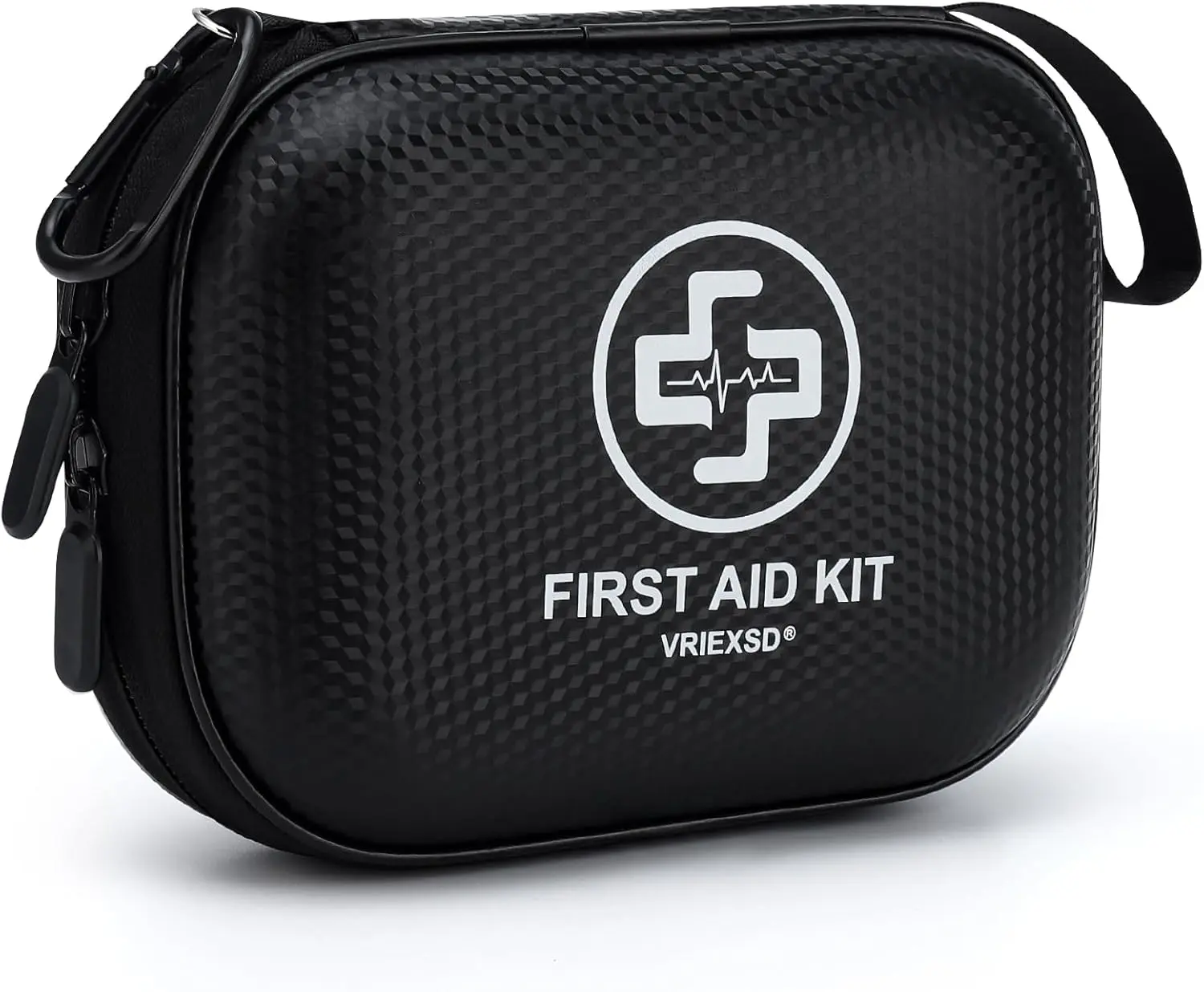 150-Piece Pocket-Size Waterproof Hard Shell Mini First Aid Kit - Home, Outdoor, Vehicle Emergency Medical Kit for Security & Safety (Black), Pocket-Size Emergency Kits