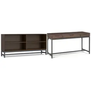 Banting 60 inch Desk and 64 inch Bookcase (Set of 2)