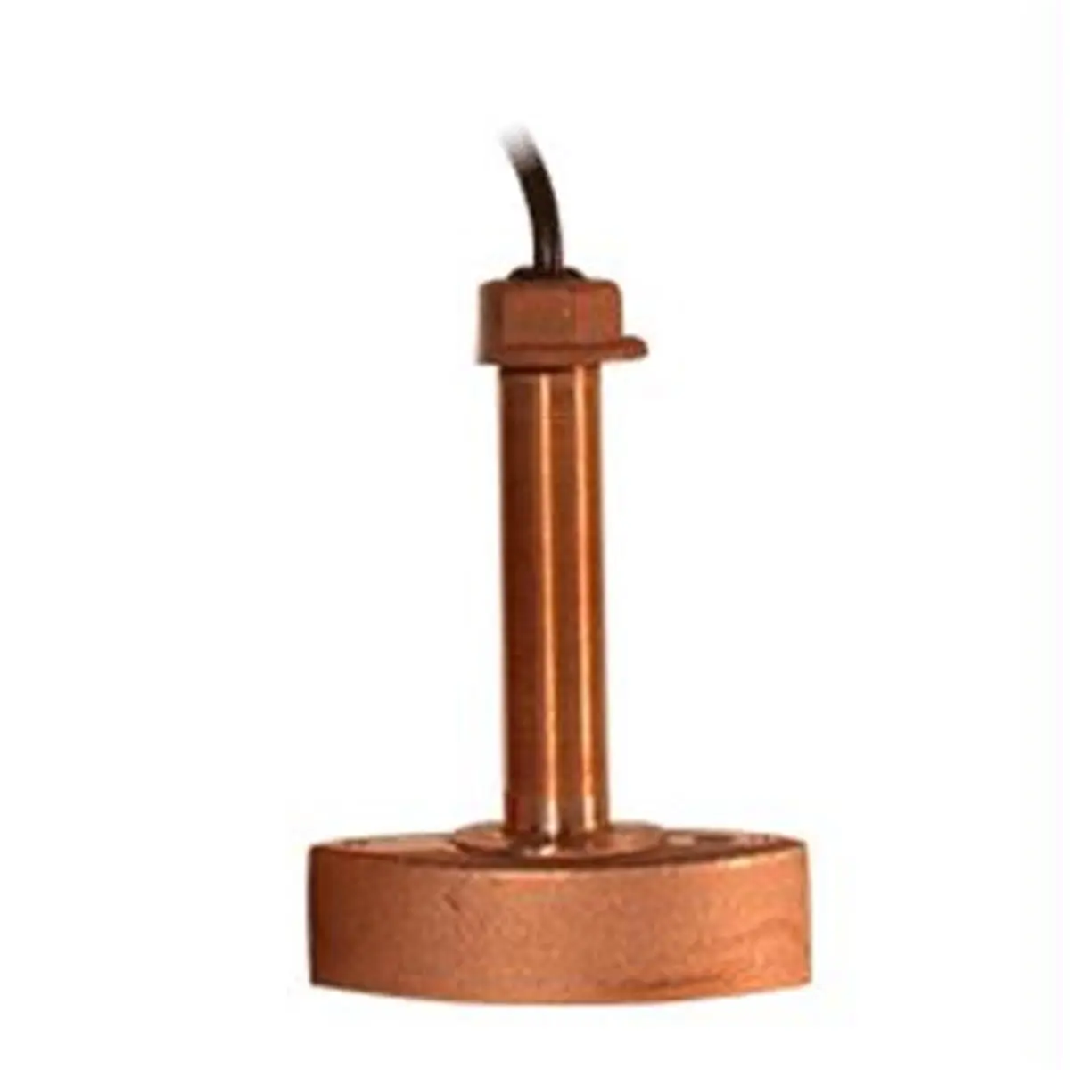 212 MAIN Furuno 525T-BSD Bronze Thru-Hull Mount Transducer, 600W Power, 10-Pin Connector, Temp Sensor, 50/200 kHz Frequency, 30-ft Cable, 45/15 Degree Beam Angles, Furuno Parts for Kayaking Water Sports