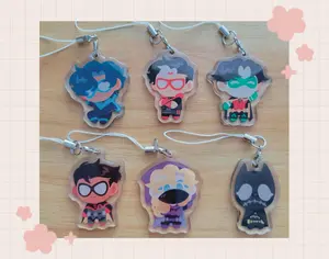 BatFamily Keychain | Tim, Jason, Damian + Grayson