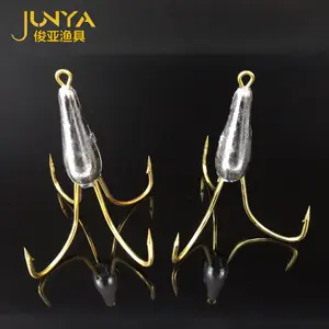 Droplet-shaped with lead anchor hook, gold, black, white hook, with lead, three anchor hooks, four anchor hooks, anchor hooks, hand-trained anchor hooks