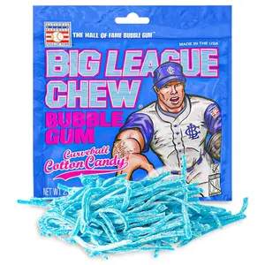 Big League Chew - Curveball Cotton Candy - 2.12oz Pack