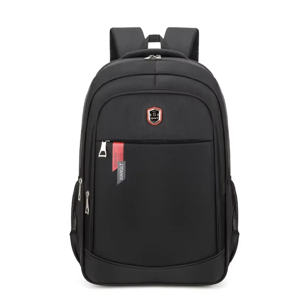School backpack Travel Laptop Backpack, 17 Inch Laptop Backpack for Men and Women, Large Capacity Work Backpack, Water-Resistant Polyester Backpack with Multiple Compartments, Black Stormline Backpack