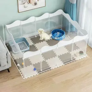 Indoor Dog Fence for Small Dogs and Rabbits, Pet Isolation Gate for Teddy Dogs, Cat Crate to Prevent Escaping, Animal Barrier Fence