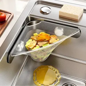 Disposable kitchen sink filter rack for leftover food, anti-clogging waste strainer, drain basket