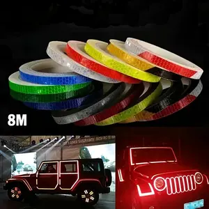 Reflective tape, fluorescent, bicycle, vehicle identification tape, bicycle stripe, roller skates bicycle, fluorescent