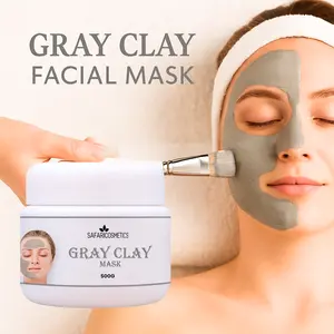 Facial Clay  Mask with Bentonite for Oil-Balancing Skin Care