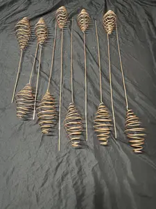 Set of 10 Electriculre Ighina Spiral antenna stakes for gardening or house plants
