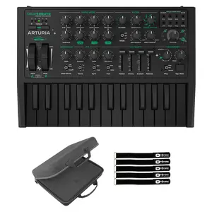Arturia MicroBrute UFO Limited Edition Monophonic Analog Synthesizer with Case Package