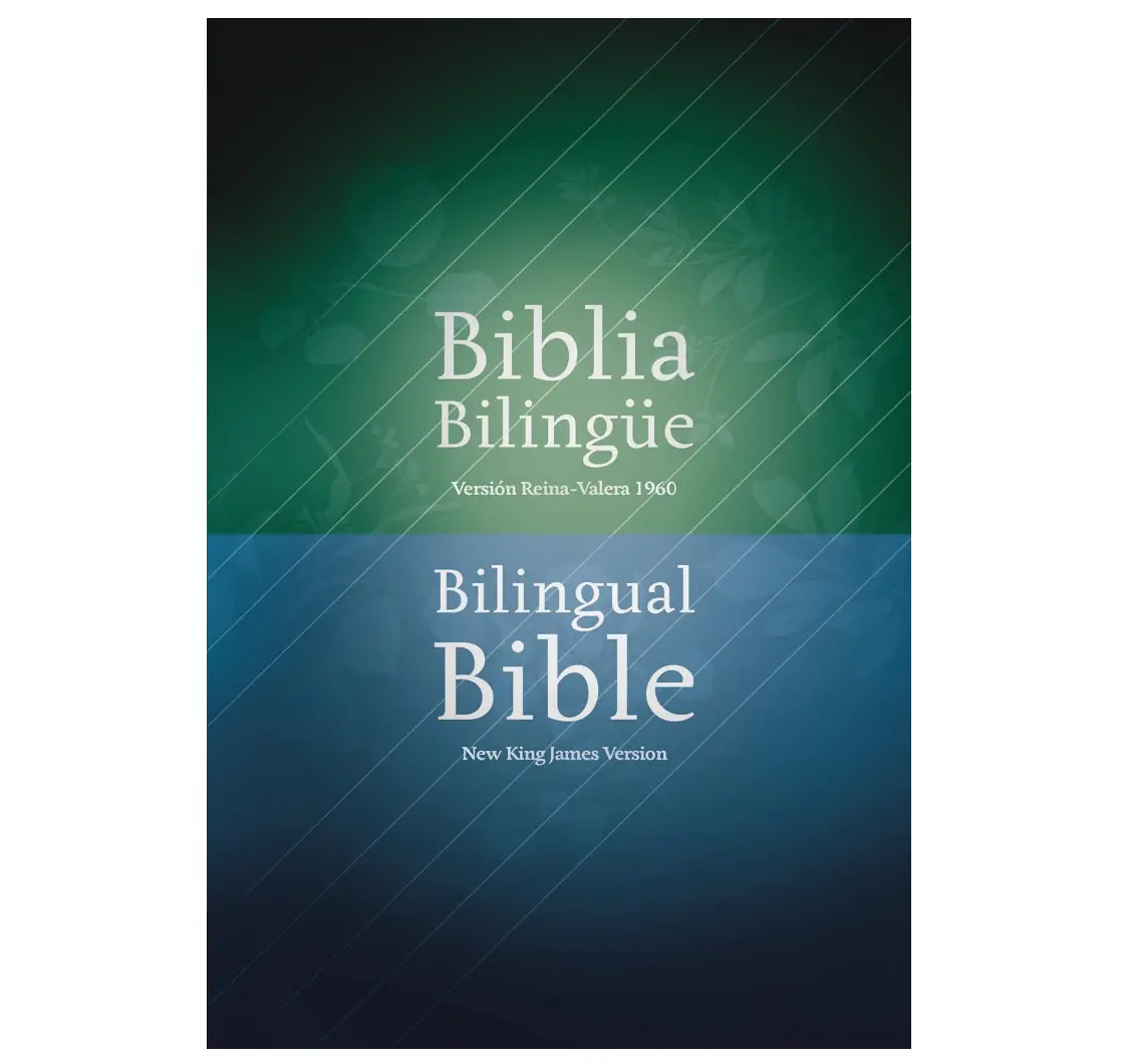 NKJV/RVR60 Bilingual Bible, Hardcover / NKJV/RVR60, Biblia Bilingüe, Tapa dura (Spanish Edition)