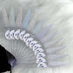 Iridescent Loose Glitter (Super-Fine Size) for Sugar Nails Art Design (0.72 oz jar)