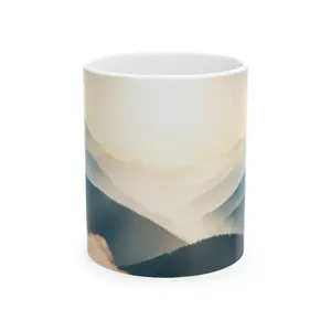 Mist Ceramic Mug, 11oz