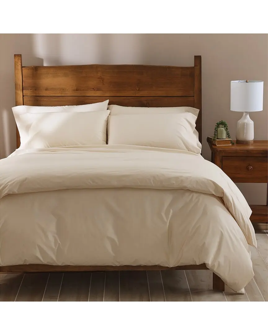 Cuddledown Katahdin Undyed Organic Percale Comforter Cover Cuddledown Katahdin Undyed Organic Percale Comforter Cover