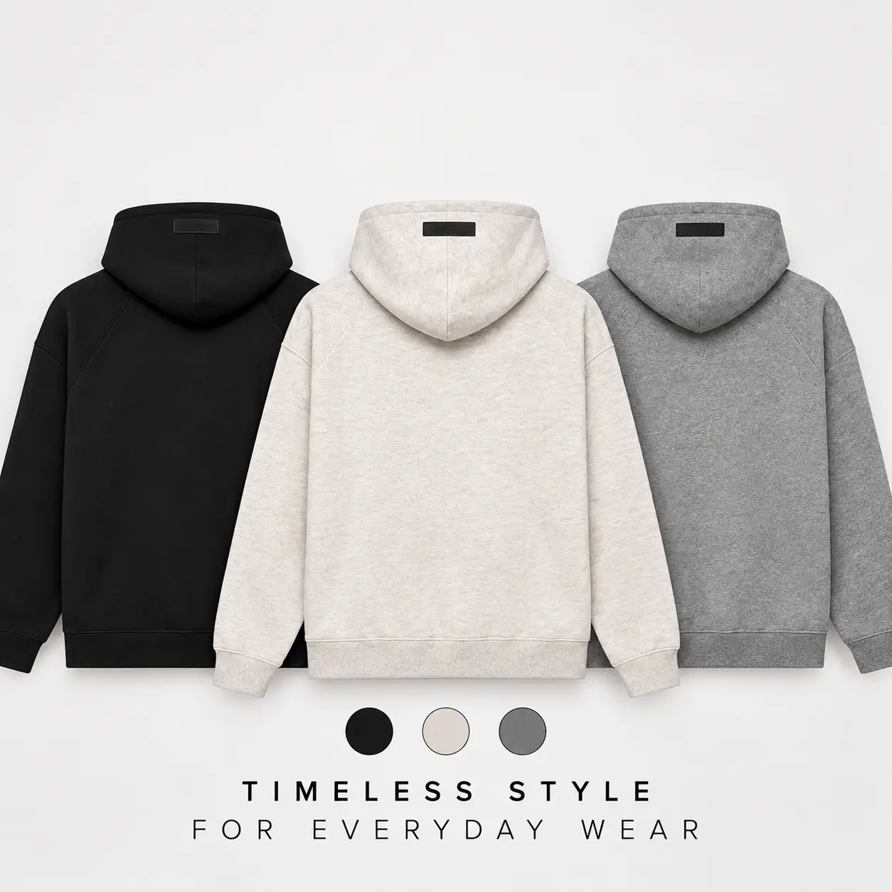 Men’s Pullover Hoodie Sweatshirt, Casual Long Sleeve Hooded Top, Relaxed Fit Everyday Streetwear for Men and Women