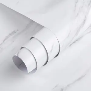 White Marble Contact Paper Textured Beige White Granite Wallpaper Peel Stick Countertop Contact Paper Removable Waterproof Adhesive Paper Thick Shiny Marble Look Wall Paper Kitchen Table Vinyl Wrap