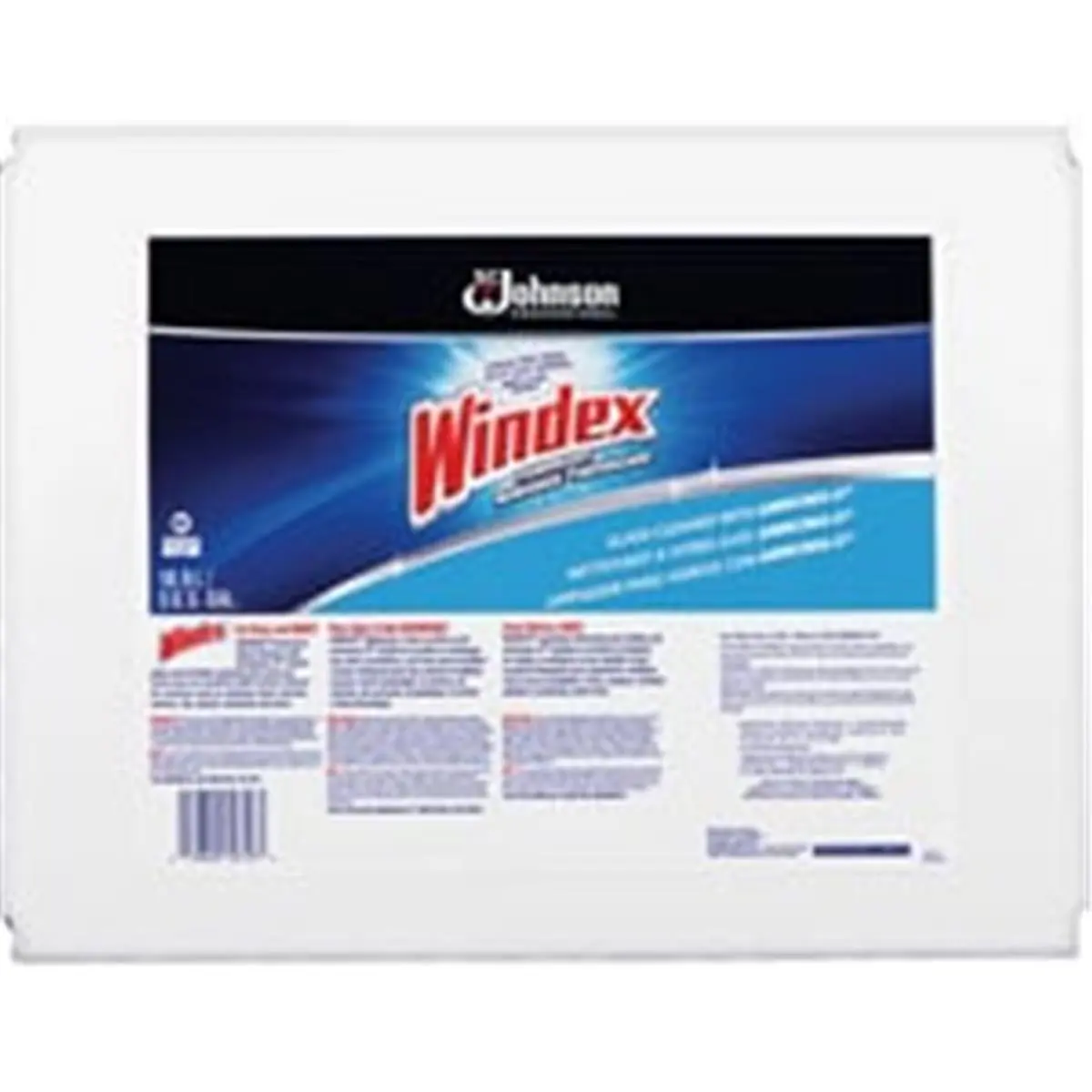 Windex Powerized Ammonia-D Glass Cleaner Liquid for Home Users, Streak-Free Bag-In-Box, Blue, Stainless Steel & Mirror & Window Compatible, 212 MAIN SJN696502