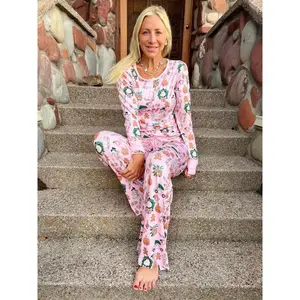 PinkGingerbreadPajamaSet