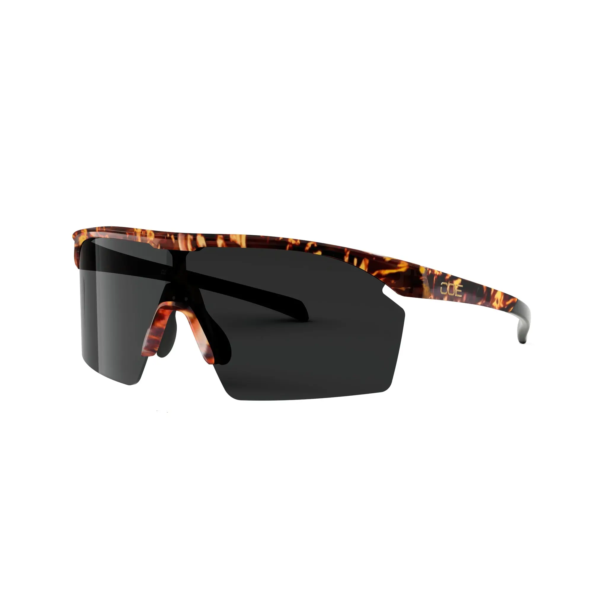 Surge Z87+ Tortoise Unisex Wraparound Sunglasses with Adjustable Nose Piece & Photochromic Lenses for UV Protection and Versatile Fit