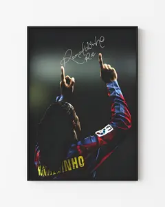 RONALDINHO - BARCALONA POSTER