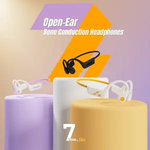 JABEES 7Seven.Lite Lightweight Bone Conduction Sports Headphones Open-Ear Design for Enhanced Audio Experience