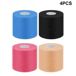 4pcs Foam Underwrap Sports Tape, Pre Wrap Athletic Tape Bandage for Ankles Wrists Hands Knees, Breathable Universal Sport Support
