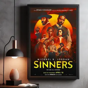Sinners Movie Poster, Top Cloth Poster, Pop Home Wall Arts, Unique Gift Decor Room