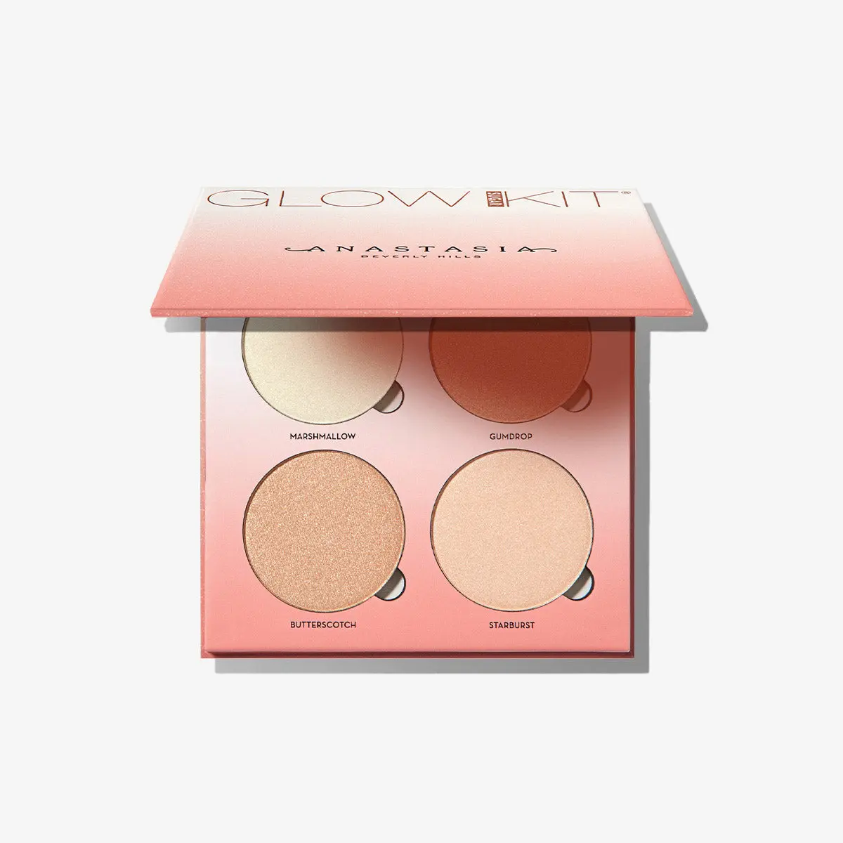 Sugar Glow Kit® Eyeshadow Palette Powder Highlighter Kit with 4 Pink-Toned Shades