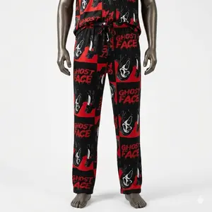 Ghost Face Sleep Pajamas Pants, horror Pajamas, homewear pajama, horror pants, halloween bottom