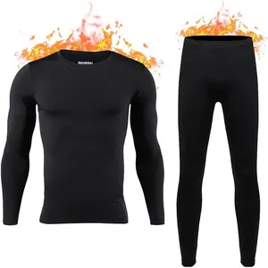 Long Johns Thermal Underwear for Men Skiing Winter Warm Hunting Gear Fleece Lined Base Layer Set Top BottomGift